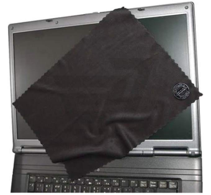 Acropolis Серветки Acropolis A-90/12 microfiber 29*22см black, поштучно (A90-12BK)