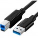 Ugreen Кабель для принтера USB 3.0 AM/BM 1.0m US210 black Ugreen (30753)