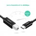 Ugreen Кабель для принтера USB-C 2.0 to BM 2.0m US241 black Ugreen (50446)
