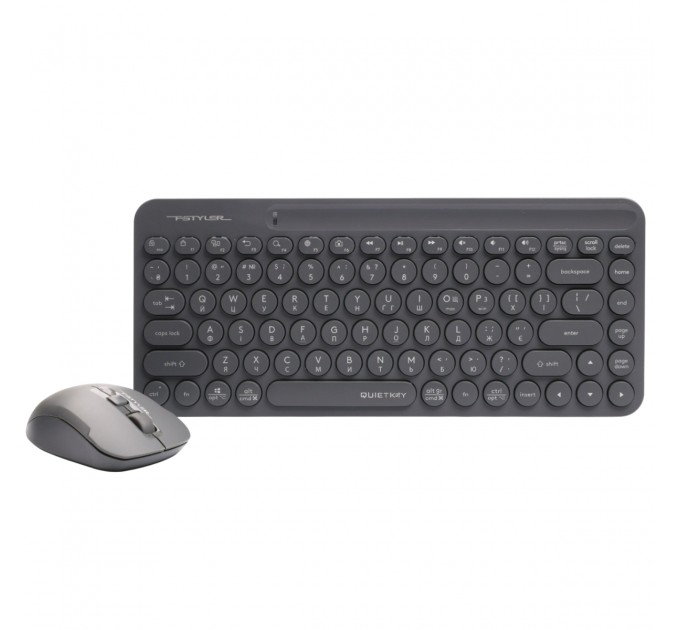 A4Tech Комплект (клавіатура, миша) бездротовий A4Tech FG3200 Air2 Grey