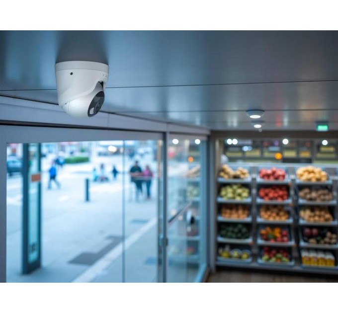 Ajax Ajax TurretCam HL (8 Mp/2.8 mm) ASP white відеокамера спостереження