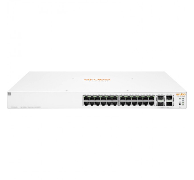 HP Комутатор мережевий HP 24GPoE(370W)-4SFP/SFP+ (JL684B) (JL684B)