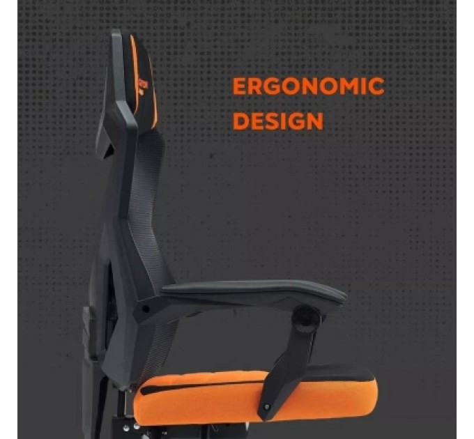 Canyon Крісло ігрове Canyon Wave MCH02 Mesh Black/Orange (CNE-MCH02)