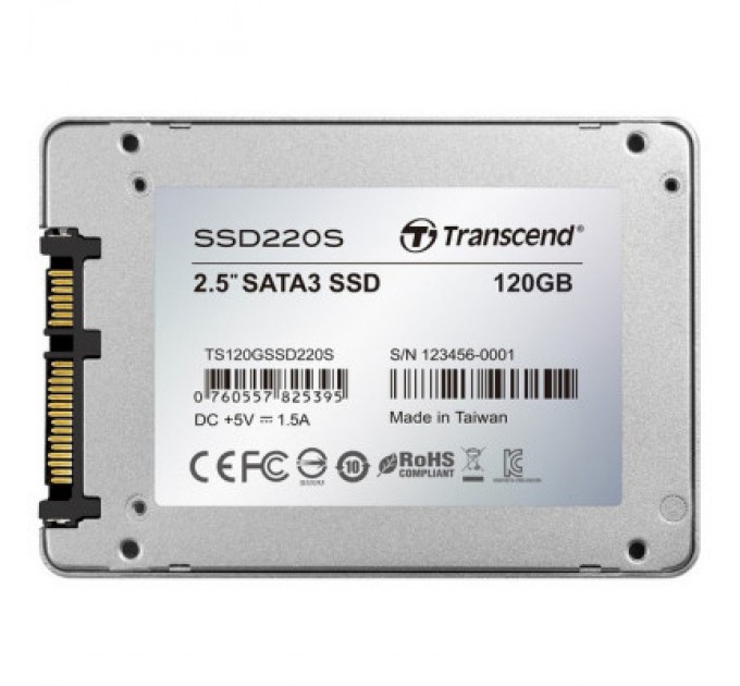 Transcend Накопичувач SSD 2.5" 120GB Transcend (TS120GSSD220S)