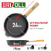 Brizoll Сковорода Brizoll Optima чавунна з ручкою 260х60 мм (O2660-P)