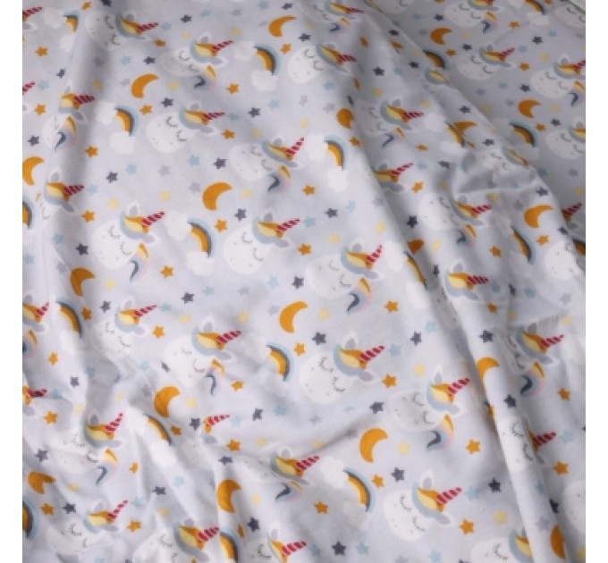 MirSon Постільна білизна MirSon 018 Unicorn Фланель 200x220 Євро (2200009656064)