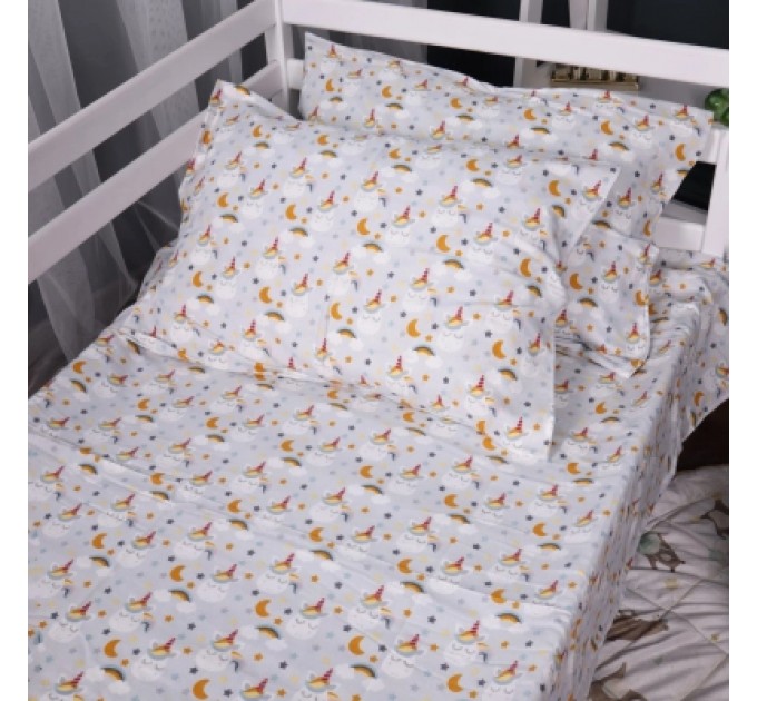 MirSon Постільна білизна MirSon 018 Unicorn Фланель 200x220 Євро (2200009656064)