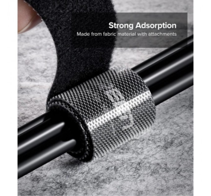 Ugreen Набір для кріплення стрічка-липучка LP124 20mm Cable Tie Band 5m Black Ugreen (40356)