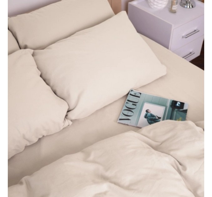 MirSon Постільна білизна MirSon 007 Milk Фланель 143х210 Полуторний (2200009650642)