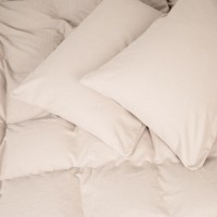 Постільна білизна MirSon 007 Milk Фланель 220х240 King Size (2200009650666)