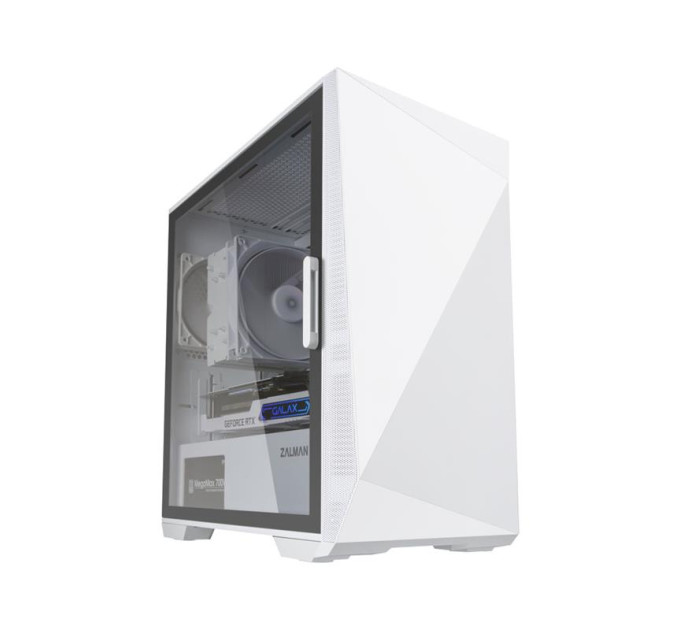 Zalman Корпус Zalman Z1 Iceberg White (Z1ICEBERGWH) без БЖ