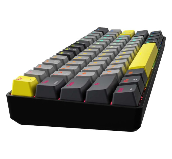 GamePro Клавіатура бездротова GamePro MK130G Pro Outemu Red Switch Hot-Swap RGB Black