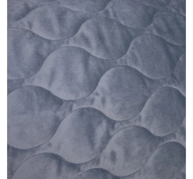 MirSon Покривало MirSon №5052 Velor charm Dark grey 200х220 см (2200008376918)