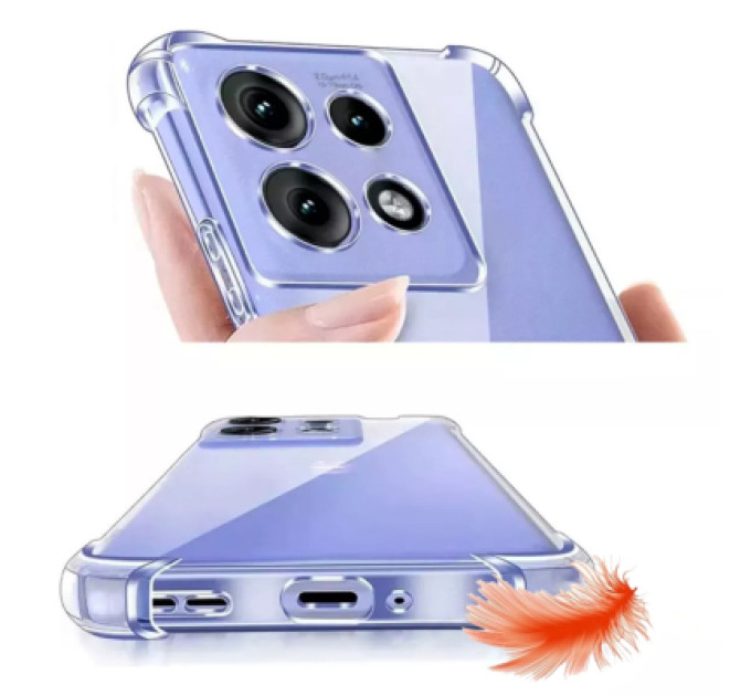 BeCover Чохол до мобільного телефона BeCover Anti-Shock Motorola Edge 50 Clear (713149)