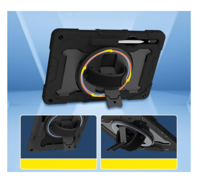 BeCover Чохол до планшета BeCover Samsung Galaxy Tab S9 Plus (SM-X810/SM-X816)/S9 FE Plus (SM-X610/SM-X616) 12.4" Black (712917)