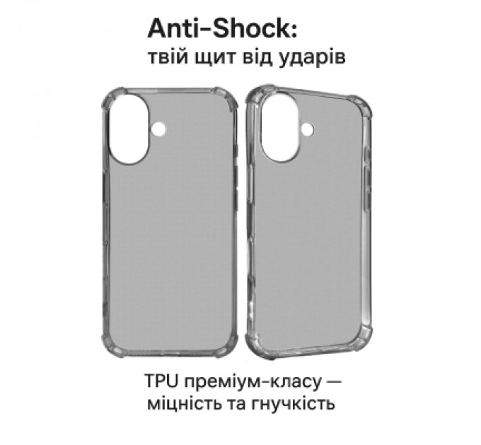 BeCover Чохол до мобільного телефона BeCover Anti-Shock Apple iPhone 17 Grey (713794)