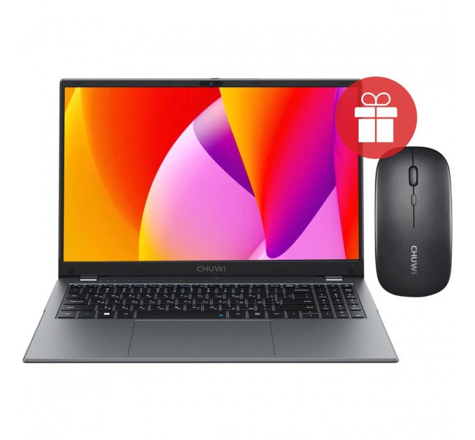 Chuwi Ноутбук Chuwi HeroBook Plus (8/256) + Миша Chuwi Wireless (CWI530/CW-112919) Grey
