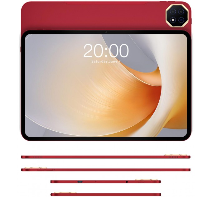 Teclast Планшет Teclast T65 Plus 8/256GB 4G Dual Sim Red (A3D4+с/TL-112936) з чохлом
