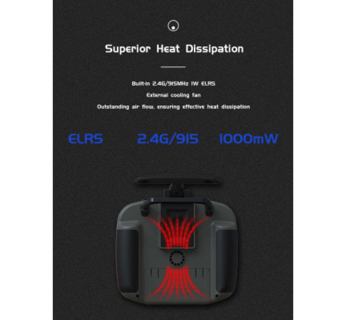 Jumper Пульт управління для дрона Jumper T15 VS-M HALL ELRS 915MHz (C10129)