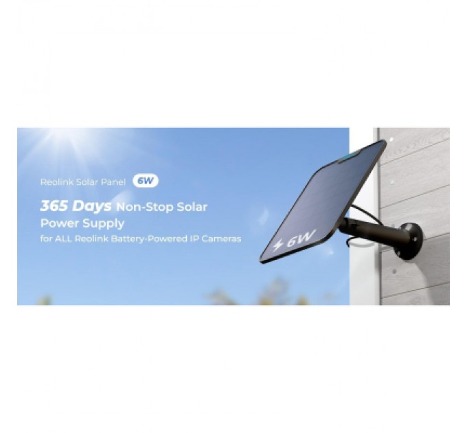 Reolink Сонячна панель Reolink Solar Panel 2 Black