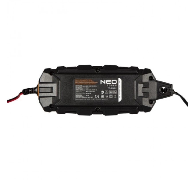 Neo Tools Зарядний пристрій для автомобільного акумулятора Neo Tools 4A/70Вт, 3-120Ah, для кислотних/AGM/GEL (11-891)