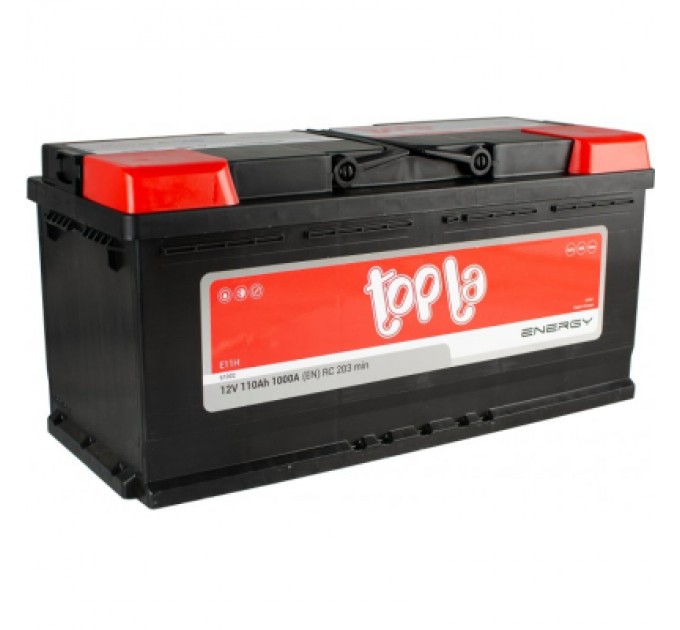 Topla Акумулятор автомобільний Topla 110 Ah/12V TOP Euro (108 210T)