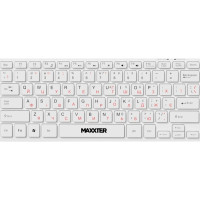 Клавіатура Maxxter KBM-C01W-UA USB UA White (KBM-C01W-UA)