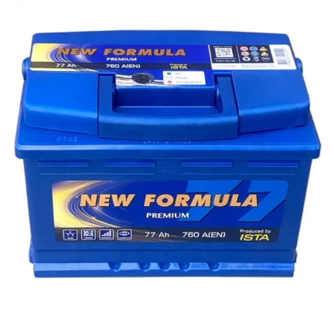 NEW FORMULA Акумулятор автомобільний NEW FORMULA PREMIUM 77Ah Ев (-/+) (760EN) (5772304209)