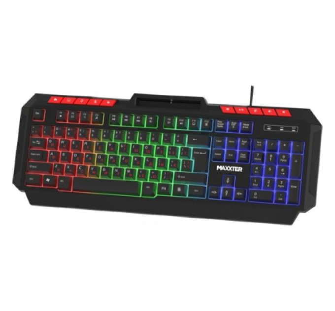 Maxxter Клавіатура Maxxter KBG-UML-02B-UA USB UA Black (KBG-UML-02B-UA)