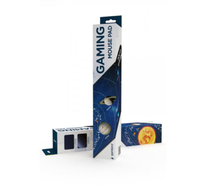 Gembird Килимок для мишки Gembird MP-SOLARSYSTEM-XL-01 Black (MP-SOLARSYSTEM-XL-01)