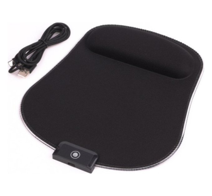 Maxxter Килимок для мишки Maxxter MMP-LEDPAD-BK RGB Black (MMP-LEDPAD-BK)