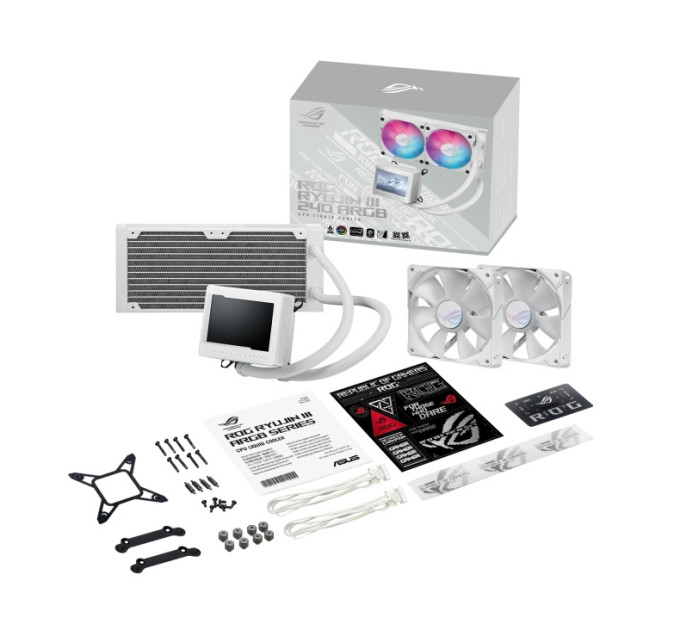 ASUS Система водяного охолодження Asus ROG Ryujin III 240 ARGB White Edition (90RC00K2-M0UAY0)