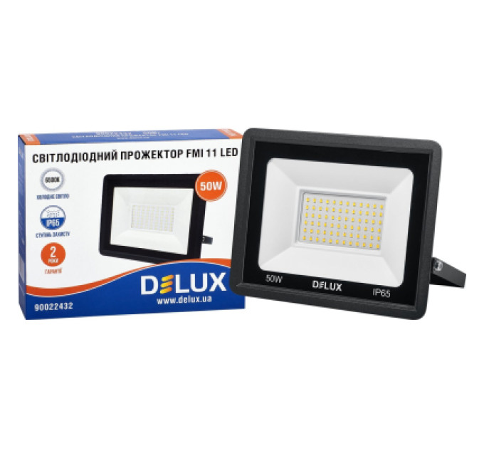 Delux Прожектор Delux FMI 11 LED 50Вт 6500K IP65 (90022432)