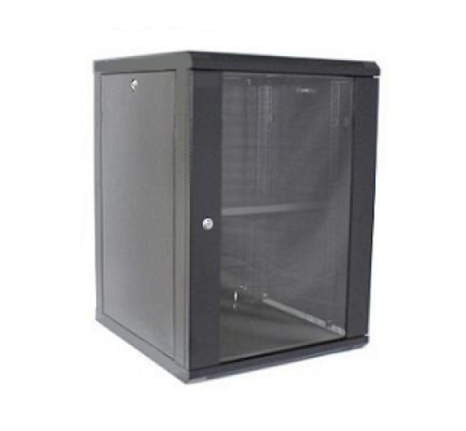 Hypernet Шафа настінна Hypernet 15U 19" 600x600 (WMNC66-15U-FLAT-BLACK)