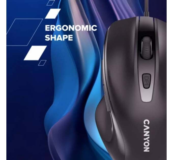 Canyon Мишка Canyon M-6 USB Black (CNE-CMS6)