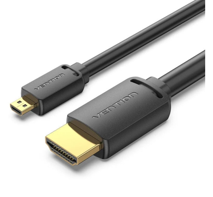 Vention Кабель мультимедійний HDMI to HDMI Micro 3.0m V2.0 4K 60Hz18Gbps HDR Dolby Vention (AGIBI)