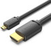 Vention Кабель мультимедійний HDMI to HDMI Micro 3.0m V2.0 4K 60Hz18Gbps HDR Dolby Vention (AGIBI)