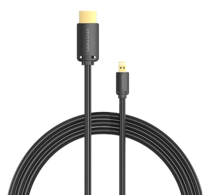Vention Кабель мультимедійний HDMI to HDMI Micro 3.0m V2.0 4K 60Hz18Gbps HDR Dolby Vention (AGIBI)