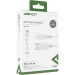 Acefast Дата кабель USB 2.0 AM to Lightning 1.2m 2.4A TPE C3-02 White Acefast (6974316280835)