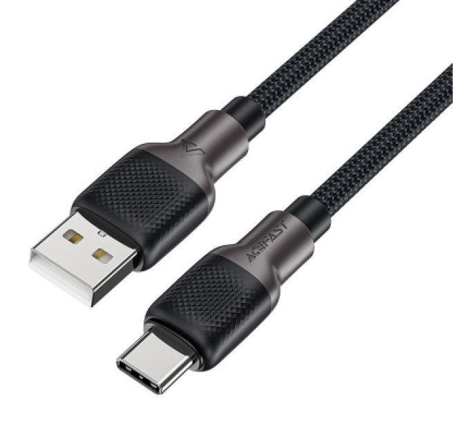 Acefast Дата кабель USB 2.0 AM to Type-C 1.2m 3.0A silicone braid C10-04 Acefast (6974316283126)