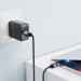 Acefast Дата кабель USB-C to USB-C 1.2m 60W digital display C15-03 Black Acefast (6974316283720)