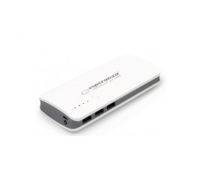 Esperanza Батарея універсальна Esperanza 8000mAh input/Micro-USB, output/3*USB, White/Grey (EMP106WE)