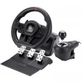 GamePro Кермо GamePro RW038PM з педалями та коробкою передач PC/XBOX360/XBOXONE/SWITCH/PS3/PS4 (RW038PM)
