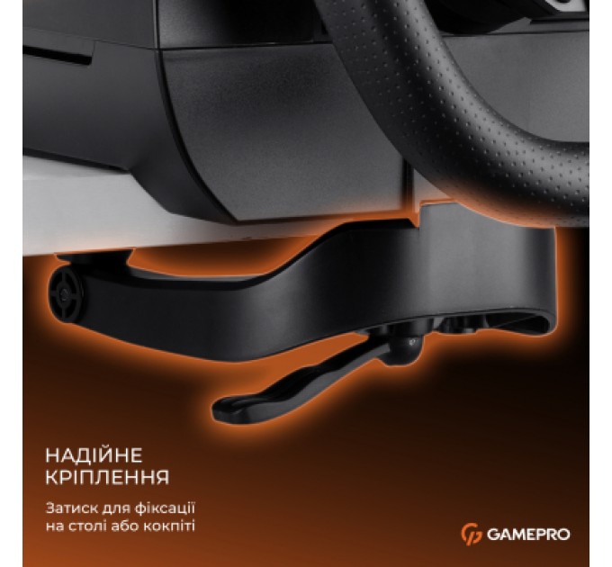GamePro Кермо GamePro RW070PM з педалями та коробкою передач XBOXONE/PS4/PC (RW070PM)
