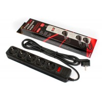 Фільтр живлення FrimeCom (FC-B4005W 3 B) 5 розеток, 3 м, чорний