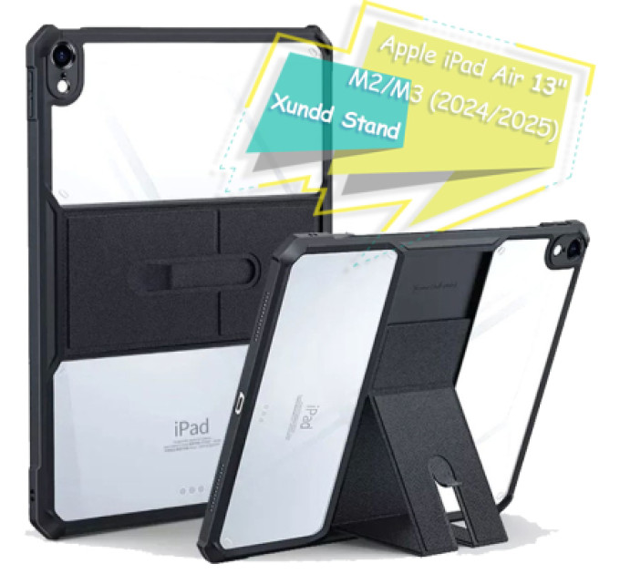 Xundd Чохол до планшета Xundd Stand Apple iPad Air 13" M2/M3 (2024/2025) Black (713250)