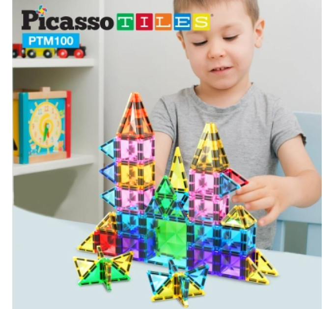 Picasso Конструктор Picasso магнітний Tiles Mini Diamond Series Set 100 деталей (817338022327)