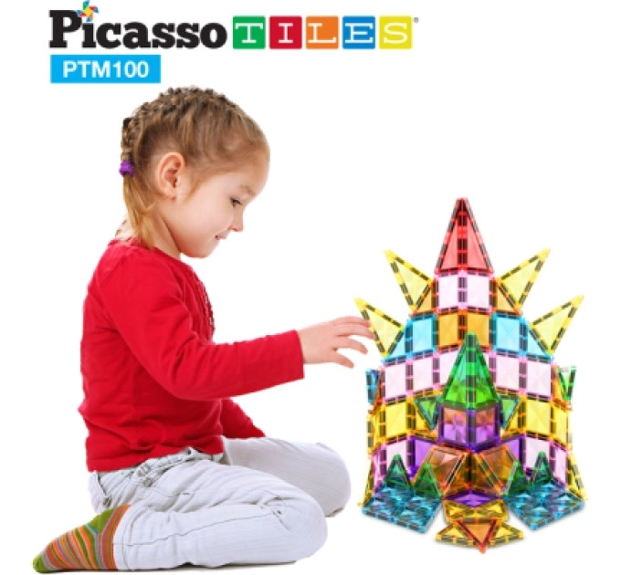 Picasso Конструктор Picasso магнітний Tiles Mini Diamond Series Set 100 деталей (817338022327)