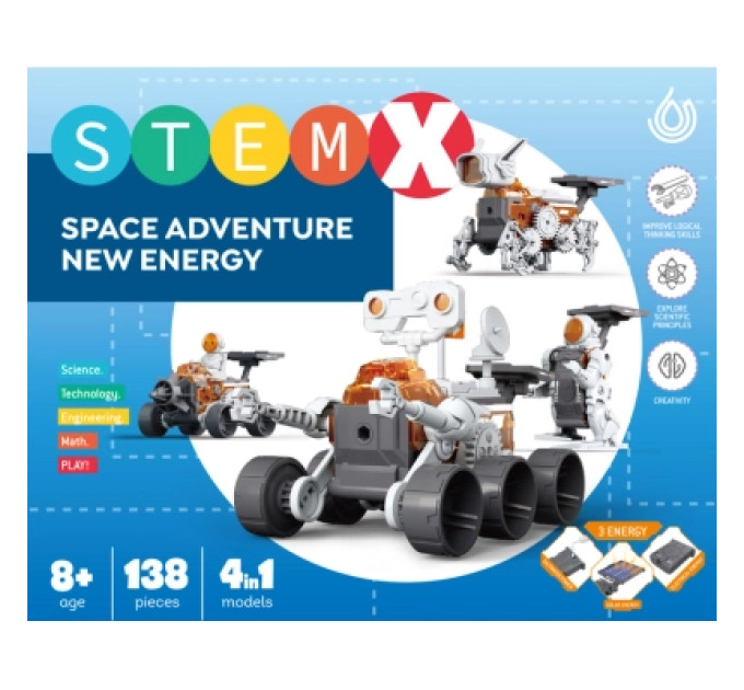 Stem Конструктор Stem 4 в 1 Космічна пригода 138 деталей (3858894673049)