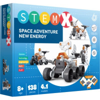 Конструктор Stem 4 в 1 Космічна пригода 138 деталей (3858894673049)
